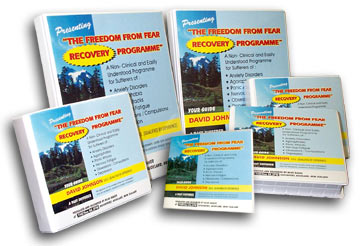 You will recieve 8 CD's with over 9 hours of information Freedom from Fear Recovery Program CD's and Tapes